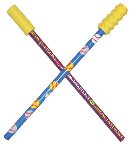 Sensory university chew stixx pencil toppers, set of sm…