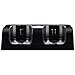 Cocare C7 Dual Wii Remote Charger Charging Station with 2 Rechargeable Batteries & LED Light for Wii Remote Control-Black