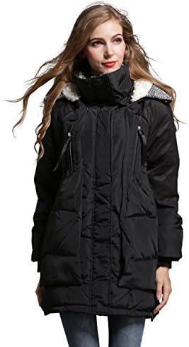 Aini Savoie Women's Down Jacket Thickened Down Jacket - Black A1(L)