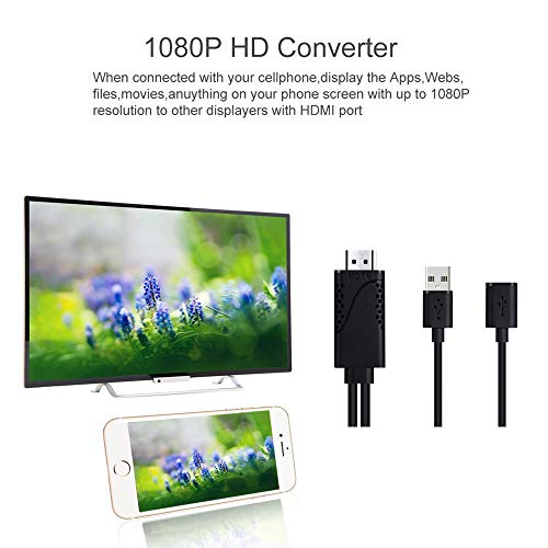image for Compatible with iPhone to HDMI Cable, avedio links 1080P Digital AV Ad
