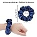 40Pcs Colorful Velvet Hair Scrunchies Set, Elastic Hair Bobbles for Ponytail Holder, Strong Hold Hair Accessories Ropes Scrunchie for Women Solid Color Traceless Hair Bands