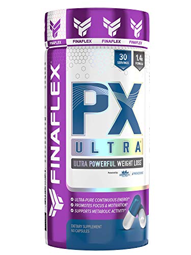 PX Ultra, Powerful Weight Loss and Lasting Energy for Hours, Metabolism, Energy, Motivation, Focus, Teacrine, Caffeine, Green Tea, Extended Release Formula, 60 Capsules PX Ultra, Powerful Weight Loss and Lasting Energy for Hours, Metabolism, Energy, Motivation, Focus, Teacrine, Caffeine, Green Tea, Extended Release Formula, 60 Capsules