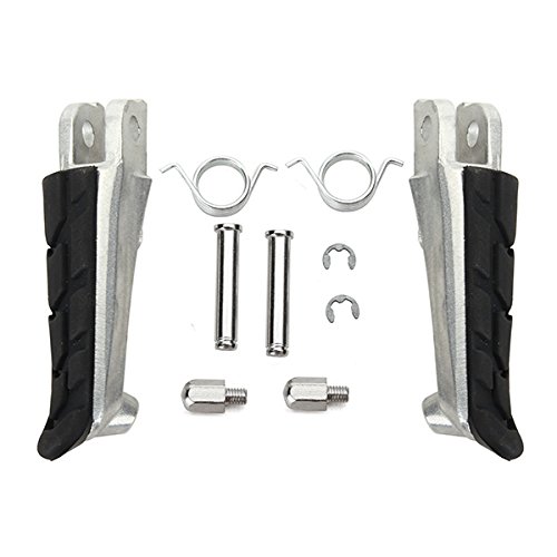 Alamor Motorcycle Front Footrest Pedal Foot Pegs compatible with Hon-da Cb250 Cbr600F Cb600F Nc700