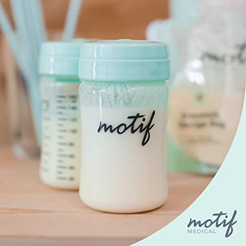 Motif Medical, Breast Milk Storage and Collection Bottles with Sealing Disc, BPAFree Plastic