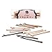 L. Erickson Medium Narrow Bobby Pin Clip & Go 12-Pack - Gold/Chocolate/Rose Gold/Camel