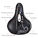 Leyeet Wide Big Bum Bike Bicycle Cycling High Elasticity Foam Filled Comfort Seat Saddle Safty MTB Bike Accessories Built in Shock Absorption Ballthumb 3