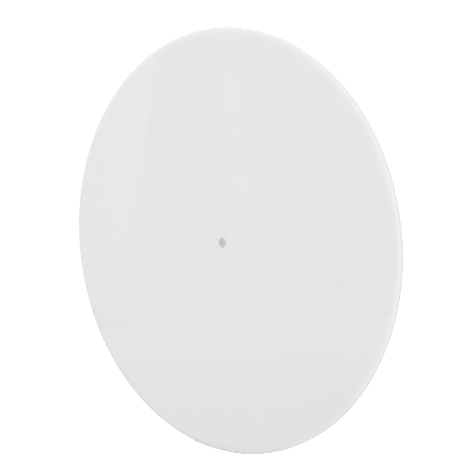 Acrylic Turntable Mat, Platter Slipmat for 12 Inch Record Player, Reduces Noise & Sounds From Static & Dust, Anti Static Turntable Platter Mat (White)