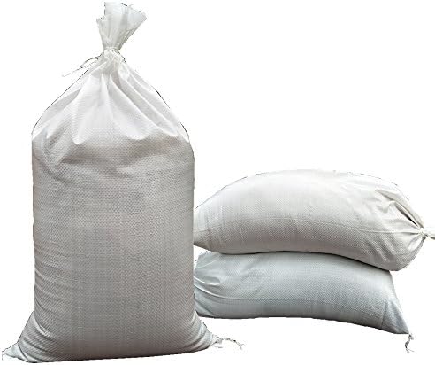 Empty Sand Bags - with Solid Ties, UV Protection,14 " x 26 " , Qty of 100