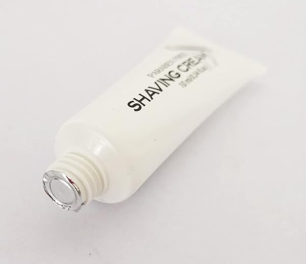 BULK SHAVING CREAM – 0.34 FL OZ TUBES, WHITE, PACK OF 144 – TRAVEL SHAVING CREAM – DISPOSABLE SHAVE FOAM UNITS FOR HOTELS & TRAVEL – UNSCENTED