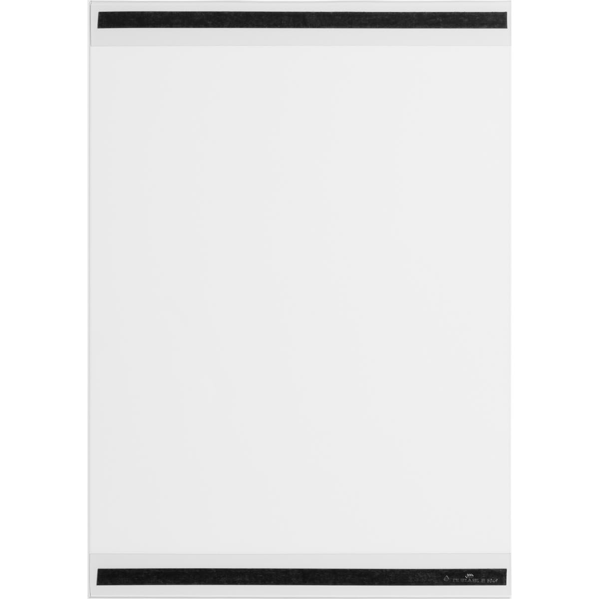 Durable Info Holder rPET A3 Magnetic - Made of Recycled PET - Transparent - Easy to Install via Magnetic Attachment - Pack of 5