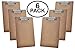 Acrimet Clipboard Letter Size A4 (13” x 9 1/16”) Low Profile Clip (Hardboard) (6 Pack)