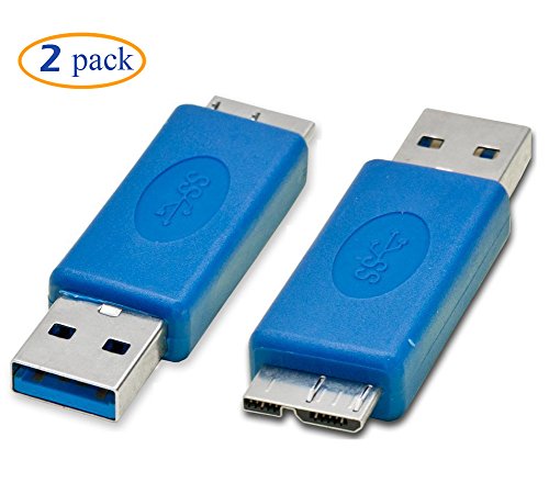 Conwork 2-pack high speed usb 3.0 extender coupler micr…