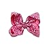 DED 30pcs Sparkly Hair Bows Clips 4 inch Glitter Sequin Bow Alligator Clips Baby Hair Accessories for Baby Girls Children Kids(15 Pair)