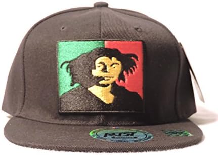 Bob Marley One Love Rasta snapback fitted adjustable cap
