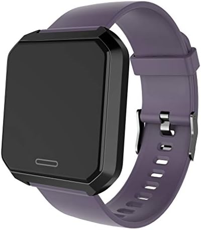 Bluetooth Smartwatch,Smart Watch Touch Screen Watch,Eight Sport Modes,Sleep Detection,Shake-and-Shoot Feature,Heart Rate Monitors,Ip67, Waterproof Smartwatch,Ios8.2+ Android 4.4+（Purple）