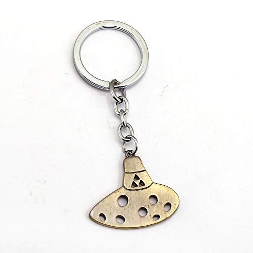 Algol - The Legend of Zelda Keychain Ocarina of Time Key Ring Holder Metal Car Chaveiro Key Chain Pendant Game Jewelry