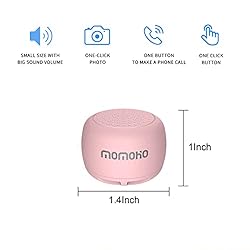 MOMOHO Mini Bluetooth Speaker Wireless with Remote