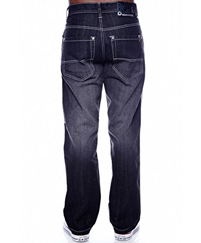 MEN'S SOUTHPOLE RELAXED FIT BASIC WASHED SANDBLAST JEANS