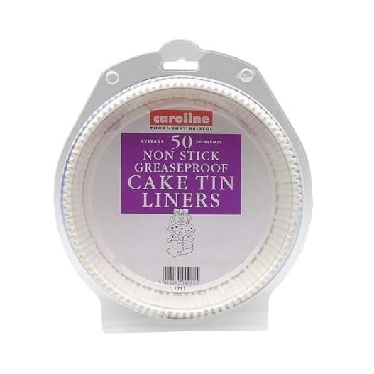 Caroline Round Cake Tin Liner 7" 50 Pack