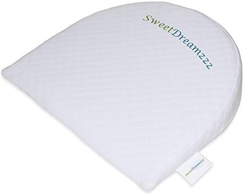 Universal Baby Crib Wedge, SweetDreamzzz, Reflux Reducer, Nasal Congestion Reducer, Waterproof Layer, Premium Cotton Removable Cover, 12 Degree Incline, Great for Newborns