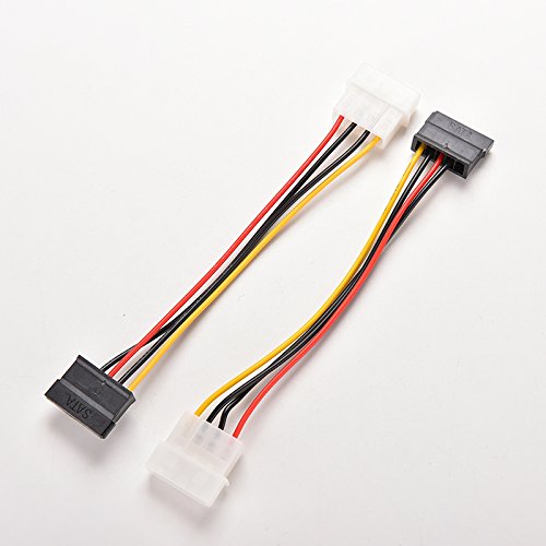 image for UTP 2pcs IDE to Serial ATA SATA Hard Drive Power Adapter Cable IDE to 