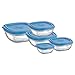 Duralex LYS Bowl Set, 5 Piece, Clear