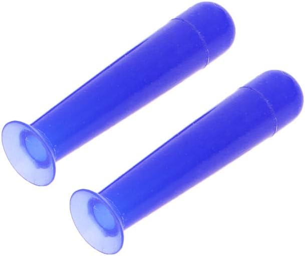 CADANIA 2Pieces/Lot Handy Silicone Contact Lenses Small Suction Cups Stick RGP Inserter Remover Royal Blue