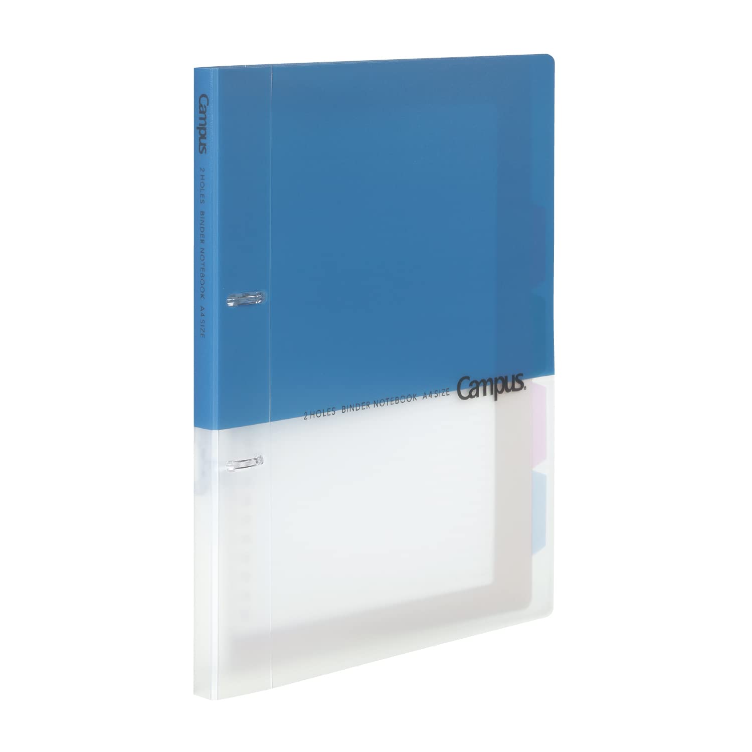 Kokuyo Campus Loose Leaf Binder, A4, 2 Holes, Up to 100 Sheets, Blue, Japan Import (RU-PP158B)