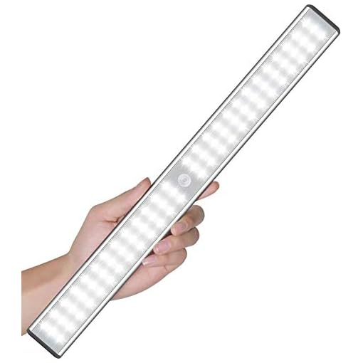 Schrankleuchten mit Bewegungsmelder 78 LED USB Wiederaufladbar