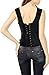 Kimring Women's Gothic Steampunk Jacquard Overbust Corset Vest with Buckles