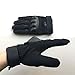 JIUSY Touch Screen Military Rubber Hard Knuckle Tactical Gloves Full Finger Airsoft Paintball Outdoor Army Gear Sports Cycling Motorcycle Riding Shooting Hunting Size Large Black