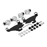 XFMT Gauntlet Fairing Black Trigger Lock Mount Kit Compatible with Harley Sportster 88-later XL (execpt XL883C, XL883N, XL1200C, XL1200CX, XL1200N, XL1200T and XL1200X and '11-later XL883L)