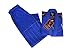 Vector Sports 100% Cotton Pearl Weave Kids Brazillian Jiu Jitsu BJJ Gi Attila Series Kimono Lightweight Preshrunk Fabric with Free White Belt (Blue, K1)