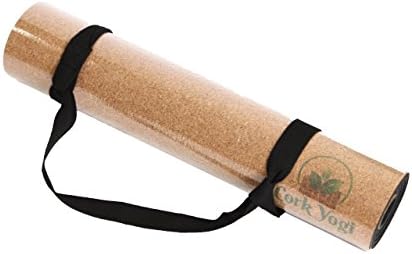 Cork Yogi Natural Environmentally Friendly Non-Slip Rubber &amp; Eco Cork Yoga Mat or Workout 72" x 24” - 5mm Extra Cushion - Perfect for Bikram Yoga, Hot Yoga, Pilates &amp; Workouts