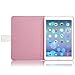 Dteck iPad Mini 1 2 3 Case - Slim Fit Folio Stand PU Leather Case with Auto Wake/Sleep, Pocket and Card Slots Smart Protective Cover for Apple iPad Mini 1/ Mini 2/ Mini 3/ Mini 4, Butterfly Girl