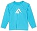 Kanu Surf Big Girls' Keri UPF 50+ Long Sleeve Rashguard, Aqua, Large (12)