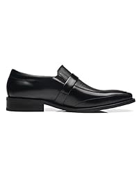 NXT NEW YORK Mens Slip On Buckle Loafer Moc Toe Oxford Shoes Comfortable Classic Formal Business Shoes