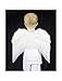 FashionWings (TM Children's Toddler Size White Feather Angel Wings & Headband Halo
