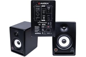 Audea Sound Mate Studio Monitor Speaker - Premium Desktop Active Monitor, High-Resolution Sound, Near-Field Recording & Music Production Speaker