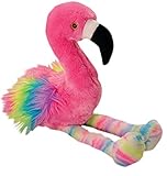 The Petting Zoo Plush Rainbow Flamingo - 11 Inches