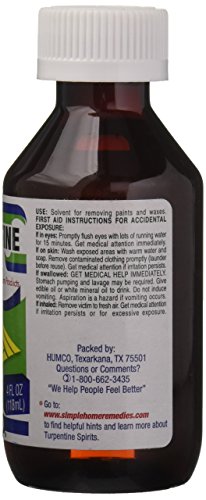 Pure Turpentine Gum Spirits, 4oz - //medicalbooks.filipinodoctors.org