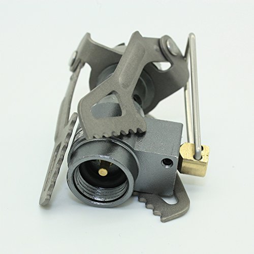 image for DETECH 25g Ultralight Mini Camping Gas Stove Portable Folding Cooking 