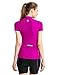 Baleaf Women's Space Dye Short Sleeve Cycling Jersey UPF 30+ Purple Size M