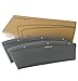 LeeQueen Car Pocket Organizer Fills the Gap Between the Seats, Premium PU Leather (Gray, 2 Packs)