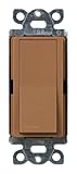 Lutron SC-3PS-TC Diva 15-Amp, 120-Volt to 277-Volt 3-Way Switch in Terracotta