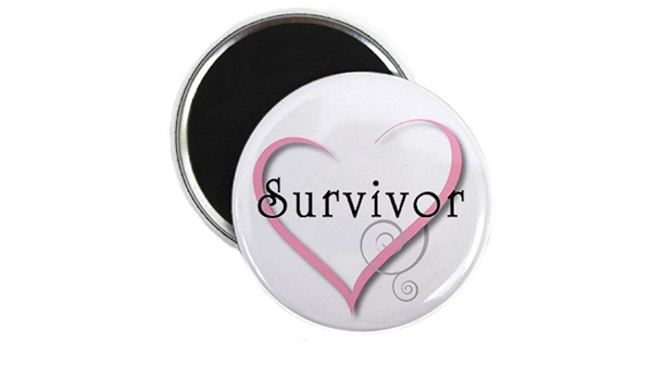 De cáncer de mama carcasa lazo rosa corazón 2,25 imán para ...