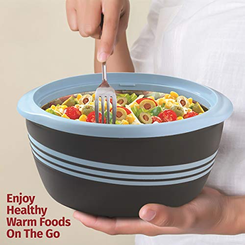 Pinnacle Serving Salad/ Soup Dish Bowl Thermal Inulated Bowl with Lid