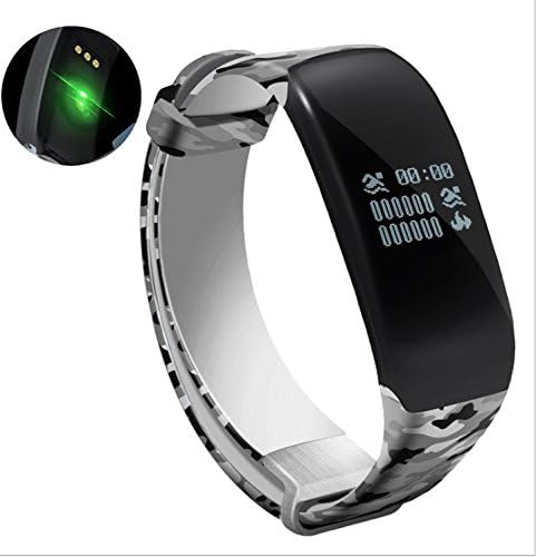 Mynike Fitness Tracker Heart Rate Monitor Smart Bracelet Waterproof Swimming Sport Wristband Smartband Pedometer Calorie Counter Smart Watch Fitness for Apple iOS Android Smartphone