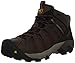 KEEN Utility Men's Flint Mid Steel Toe Work Boot, Slate Black/Burnt Henna, 9.5 Medium US
