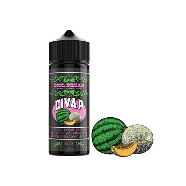CiVAP Aroma Flavor Cool Dream Wassermelone Melone Cantaloupe, 0mg, ohne